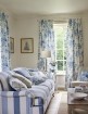 Jane Churchill -  Blue & Taupe (ткани для штор, Англия) (ткань 2)