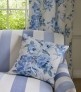 Jane Churchill -  Blue & Taupe (ткани для штор, Англия) (ткань 5)