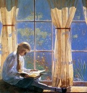 Daniel Garber, The Orchard Window (1918)
